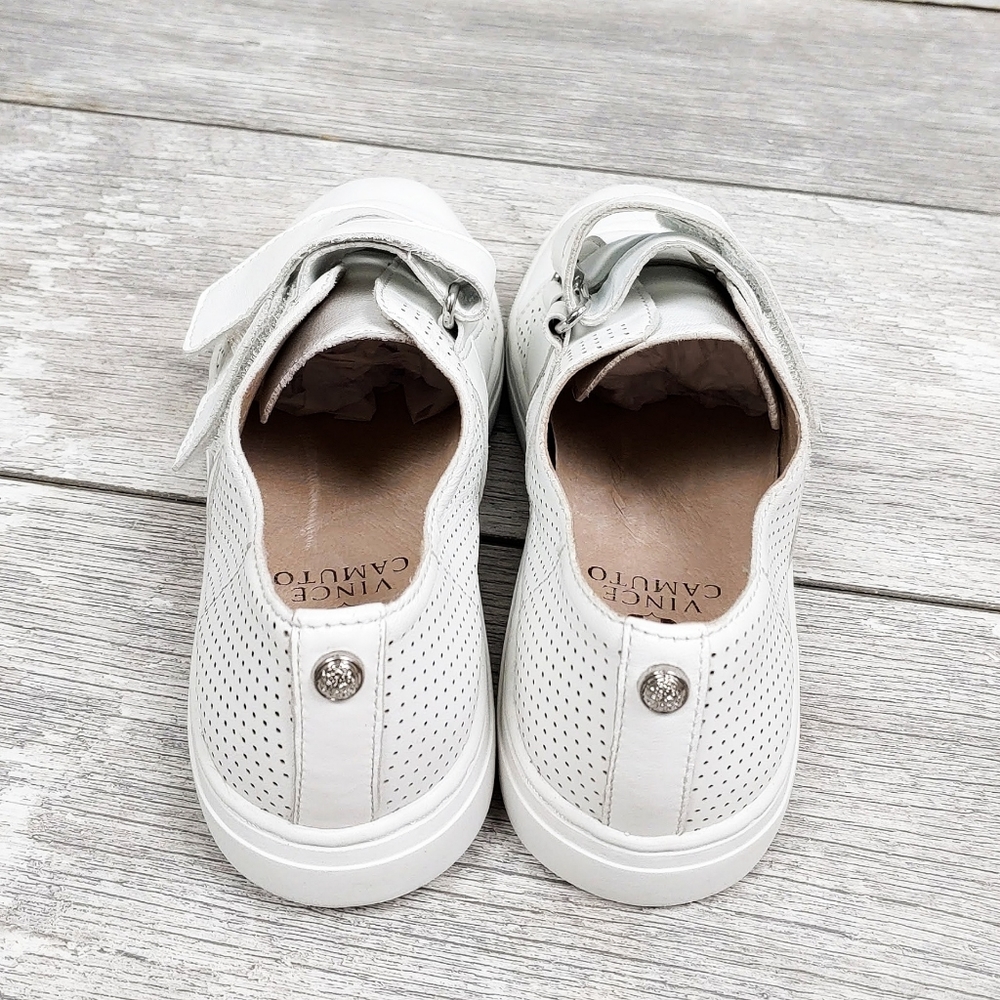 VINCE CAMUTO BRINDY WM 6LEATHER DBL STRAP SNEAKERS - Picture 6 of 10